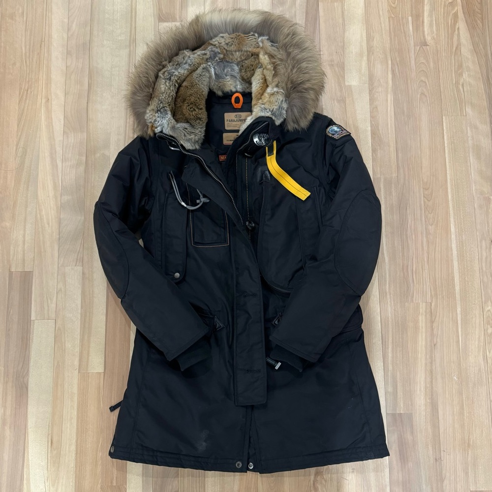 PARAJUMPERS KODIAK BLACK WINTER JACKET PARKA